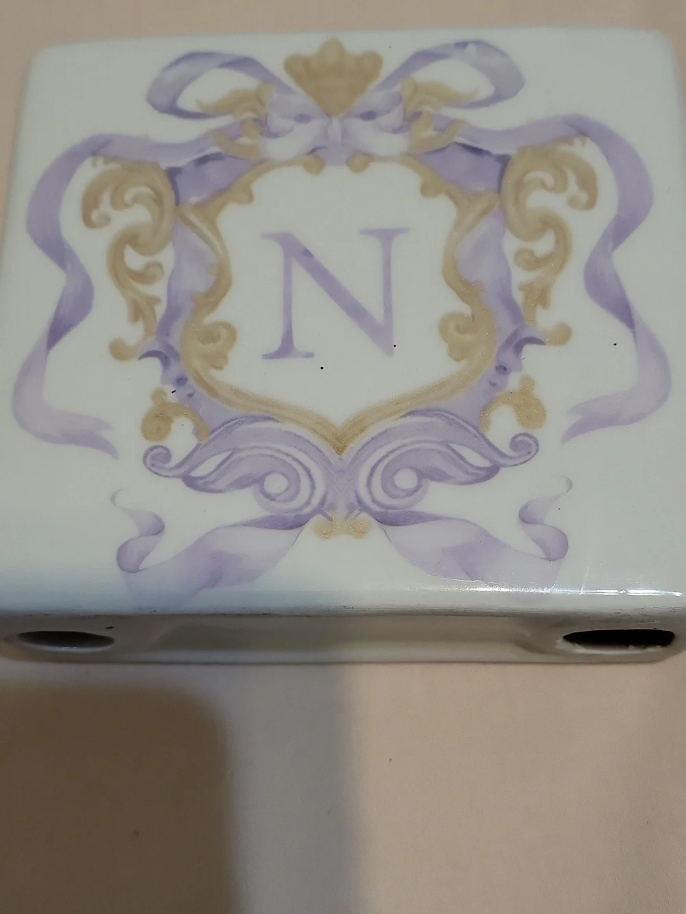 'N' Monogram Decor - Picture 2 of 6